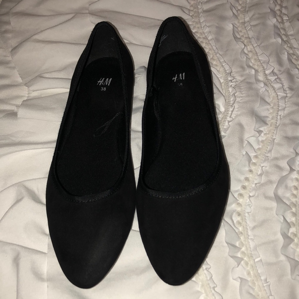H & M Faux Suede Flats